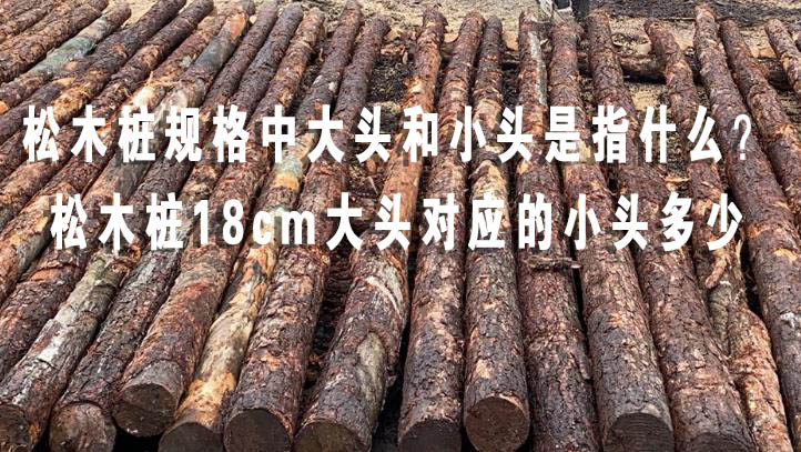 松木樁規(guī)格中大頭和小頭是指什么？松木樁18cm大頭對應(yīng)的小頭多少