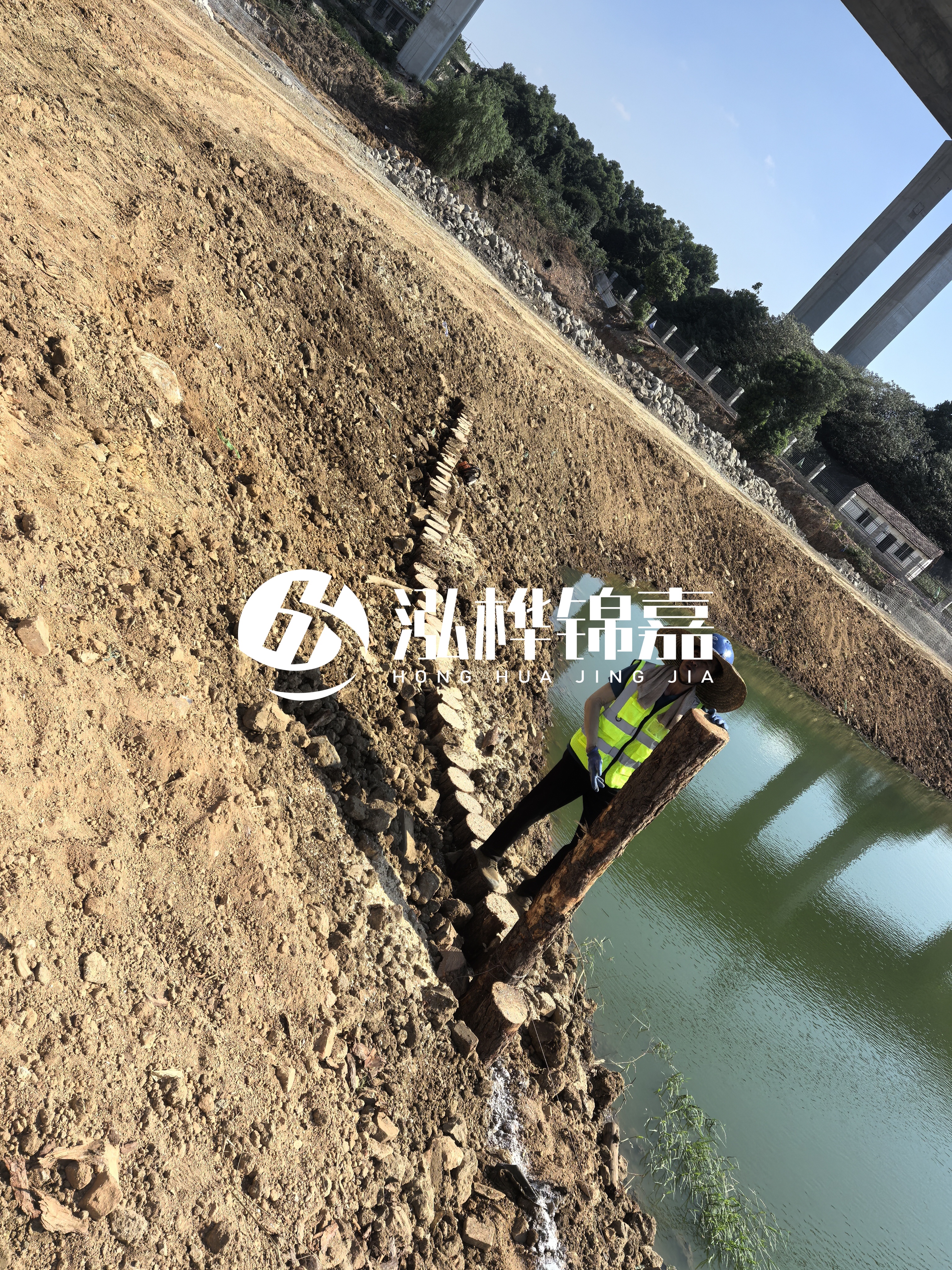 畢節(jié)河道打松木樁施工-護坡樁施工工藝流程？