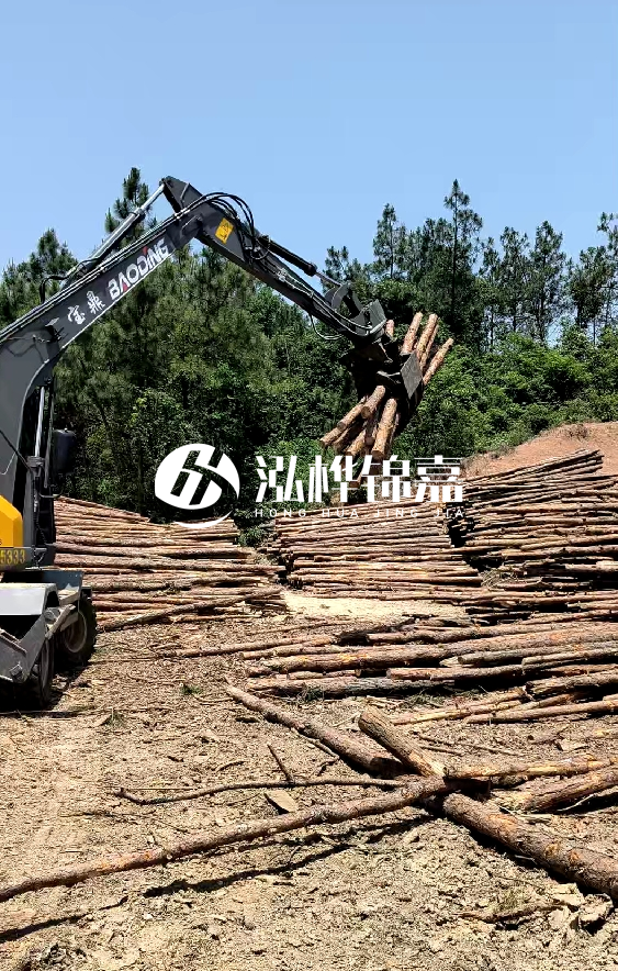 云南4米松木樁批發(fā)價(jià)格多少-4米小頭13-15直徑多少錢一根？