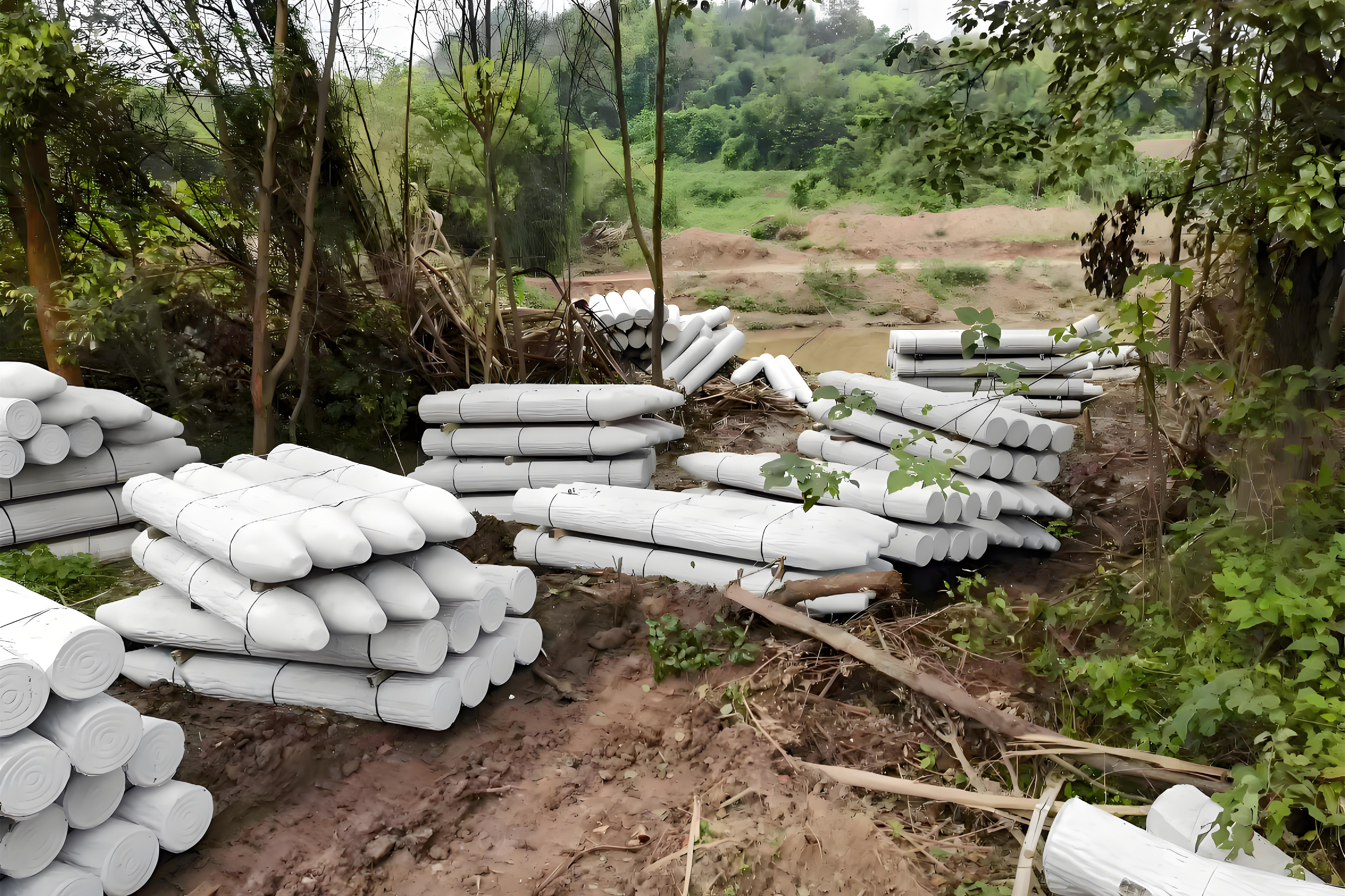 水泥樁批發(fā)廠家泓樺錦嘉-仿木樁施工后出現(xiàn)松動該怎么加固？