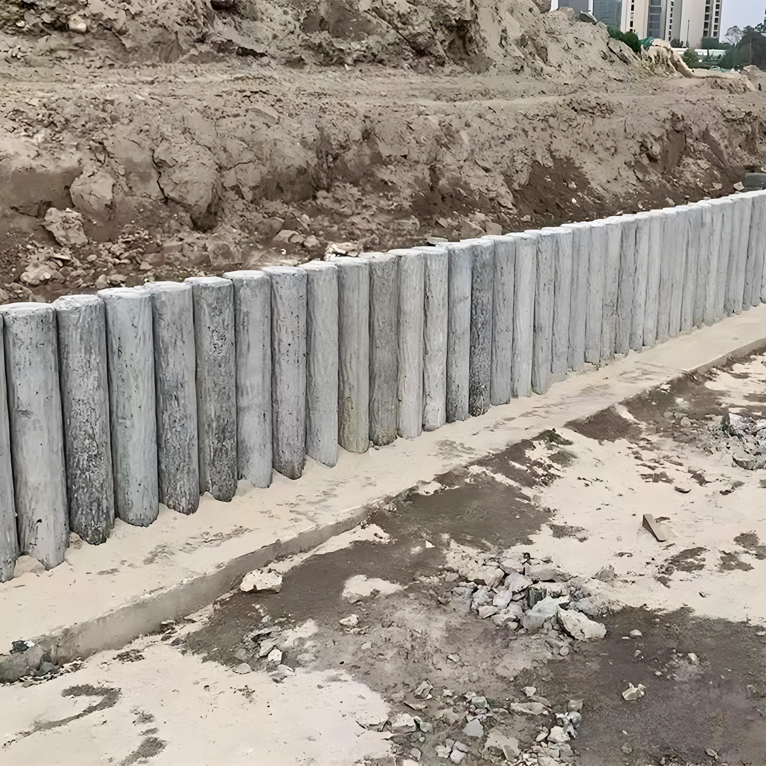 水泥樁批發(fā)廠家泓樺錦嘉 - 打水泥樁的樁間距最小可以是多少？?