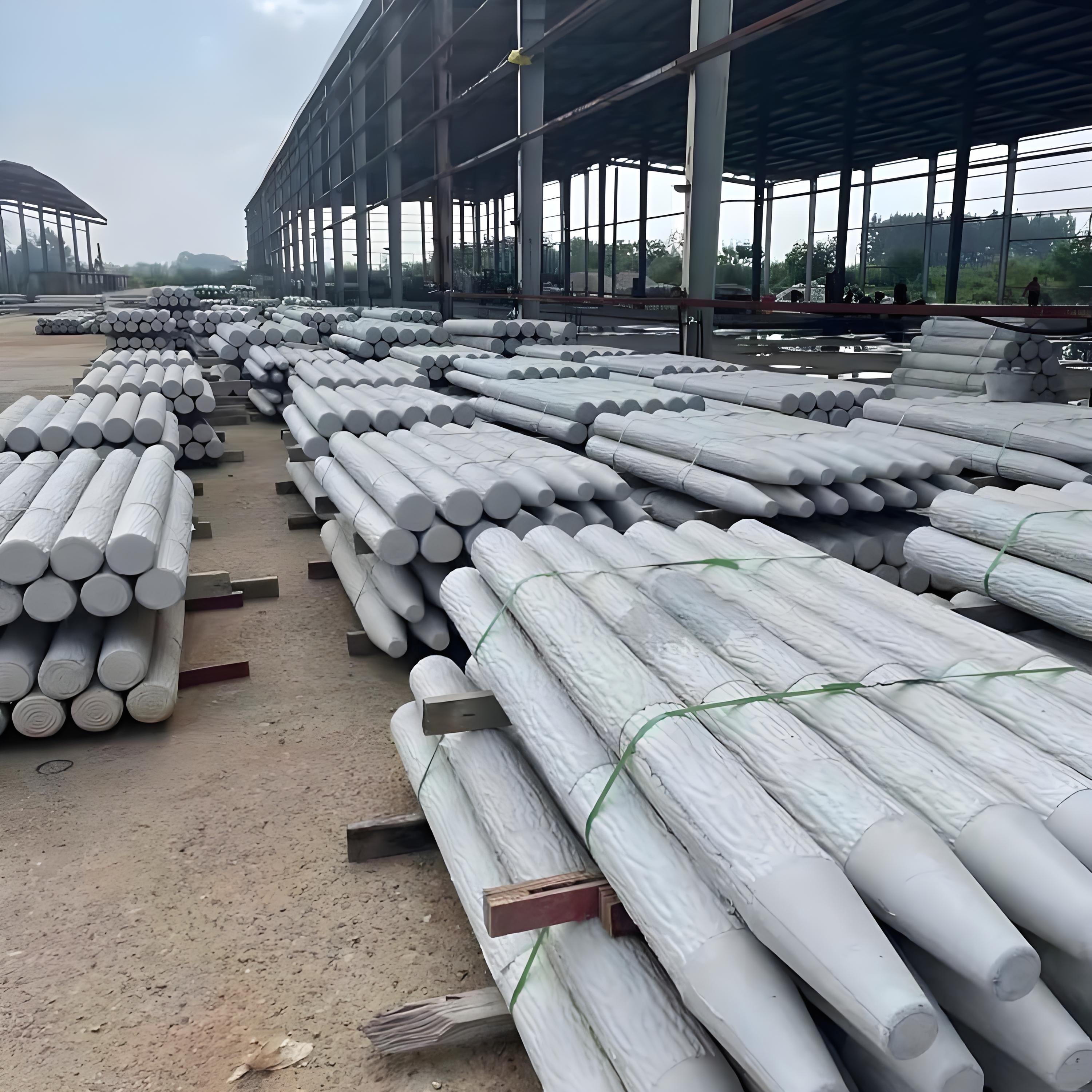 水泥仿木樁廠家泓樺錦嘉-打仿木樁需要打樁機嗎？